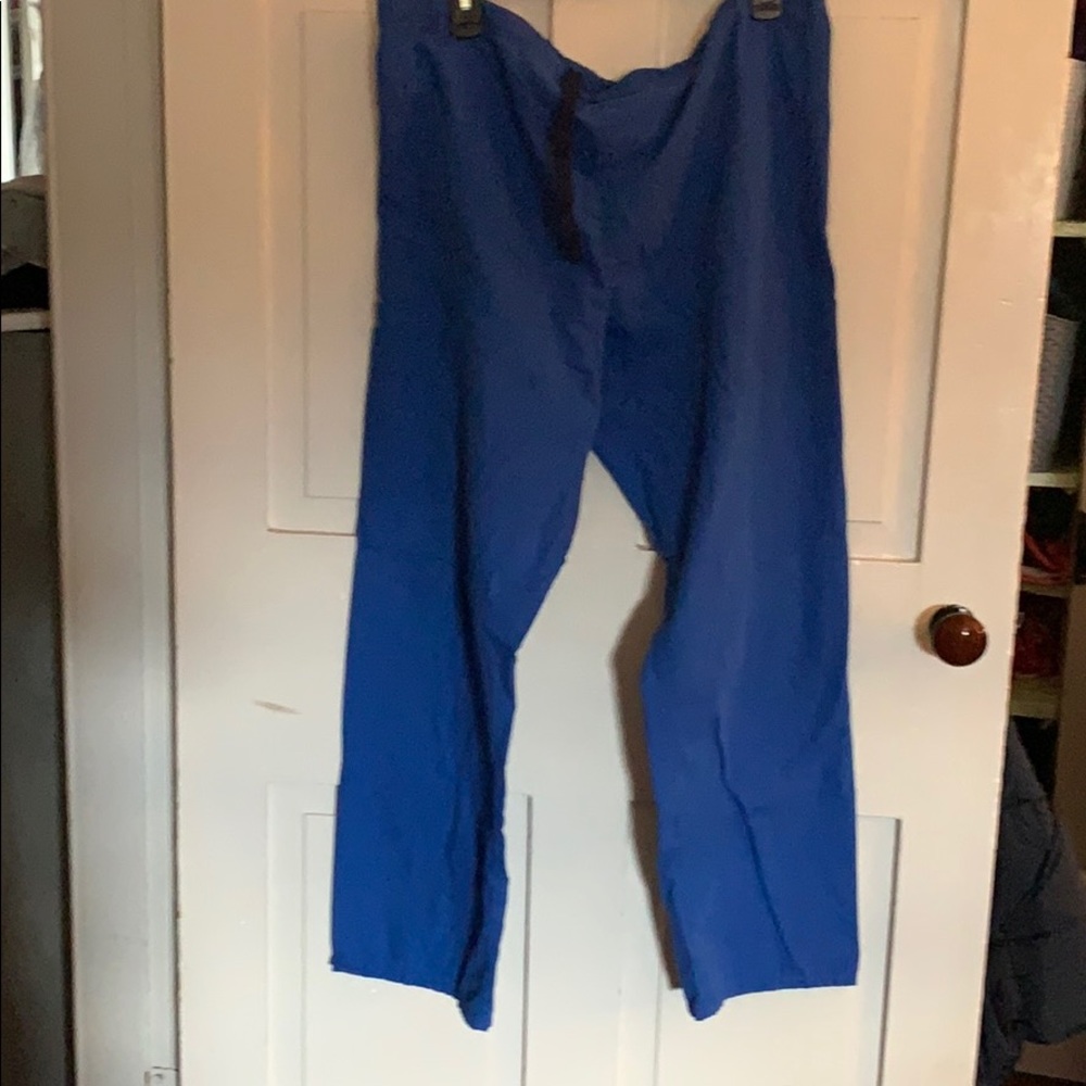 Fresenius scrub pants blue medium